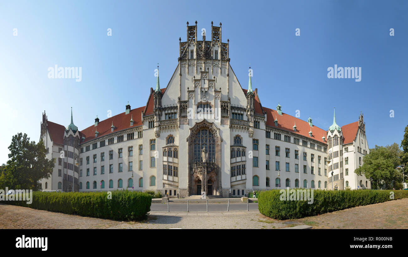 Cour de district de mariage, même endroit, minéral, au printemps, Berlin, Allemagne, Amtsgericht Mariage, Bahnhofstraße, Mitte, Gesundbrunnen, Deutschland Banque D'Images