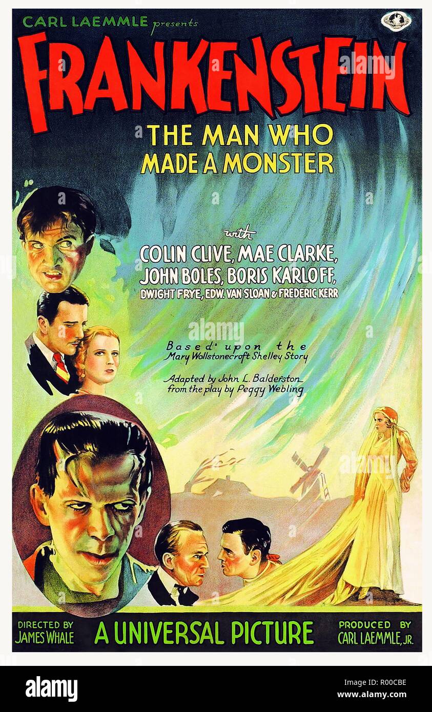 Frankenstein poster 1931 Banque de photographies et d’images à haute ...