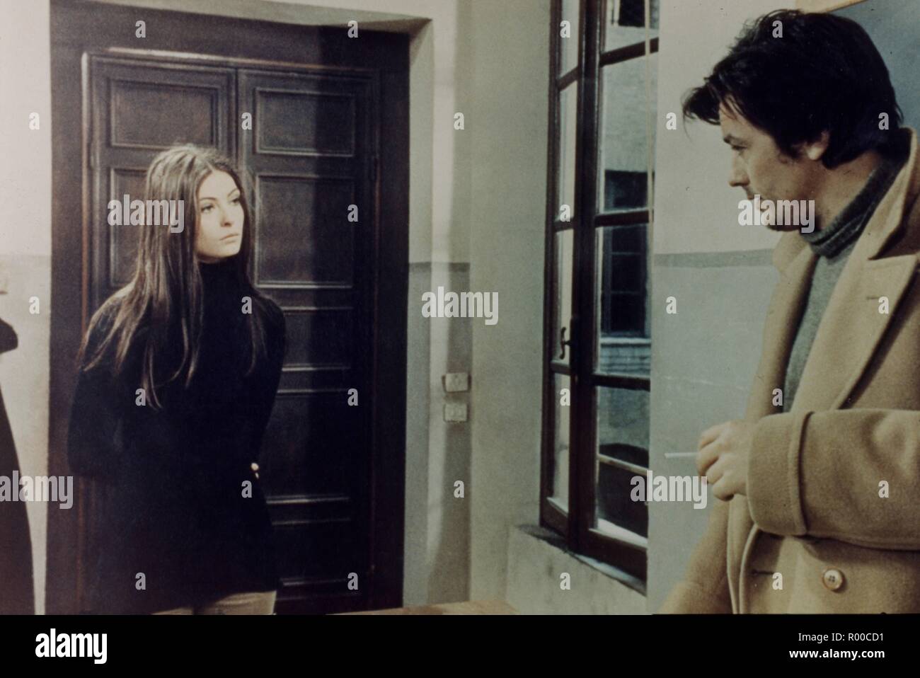 La prima notte di quiete Indian Summer Année : 1972 Italie / France Réalisateur  : Valerio Zurlini Alain Delon, Sonia Petrova Banque D'Images