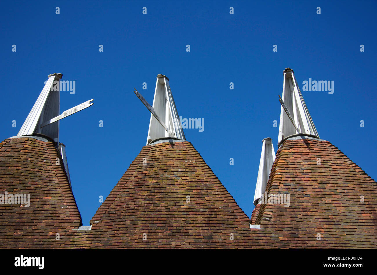 Oast maisons Banque D'Images