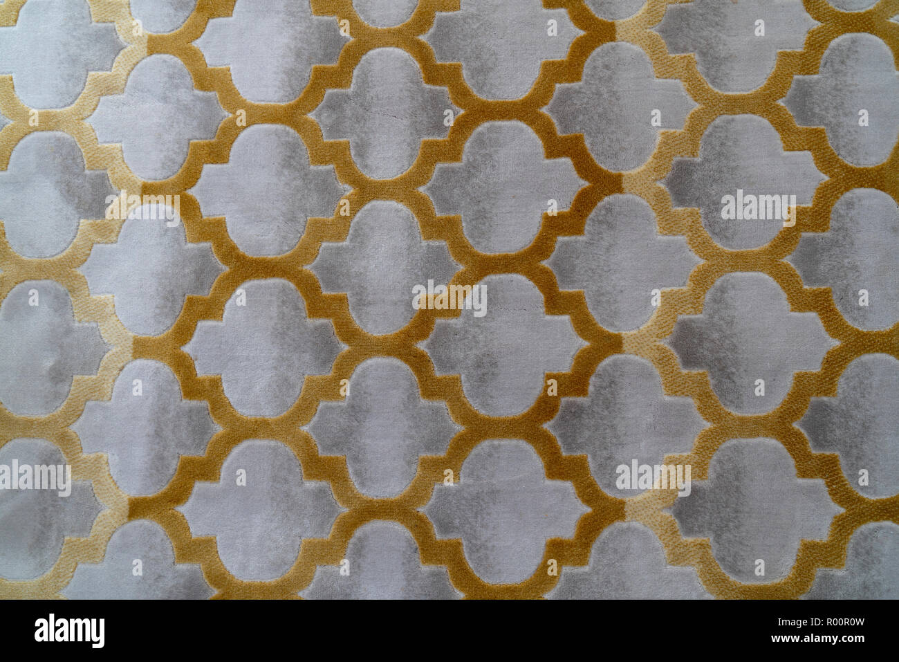 Fond transparent avec motif géométrique abstraite du tapis Banque D'Images
