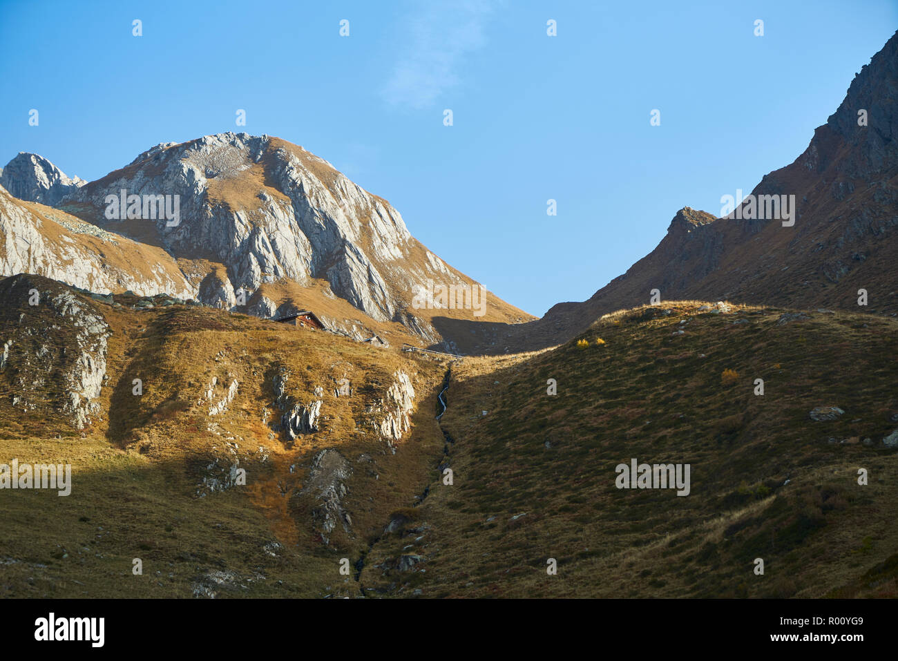 Pfundigerer dans les montagnes du Tyrol du Sud, Italie Banque D'Images