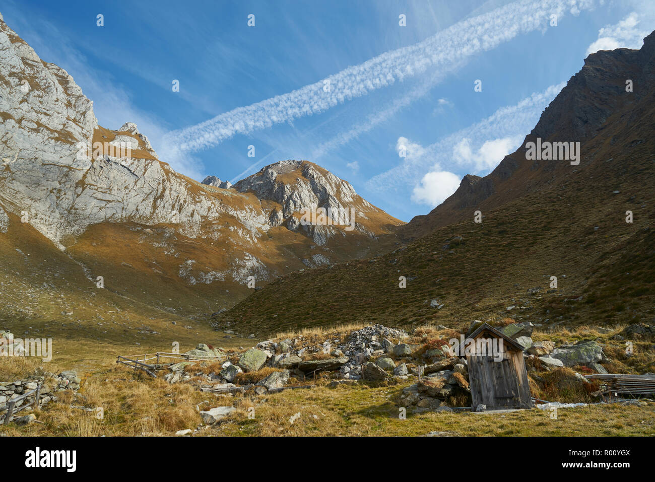 Pfundigerer dans les montagnes du Tyrol du Sud, Italie Banque D'Images