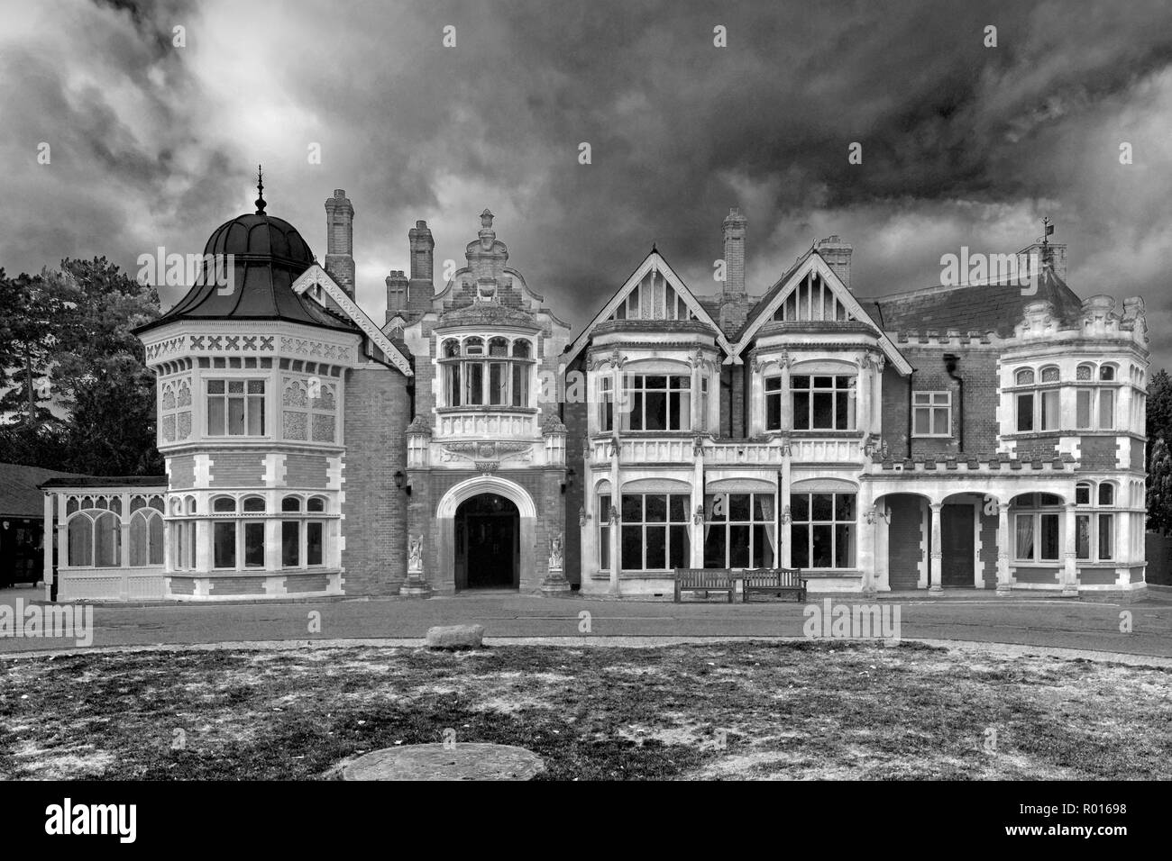 Manor House Bletchley Park centre cypher GCHQ Banque D'Images