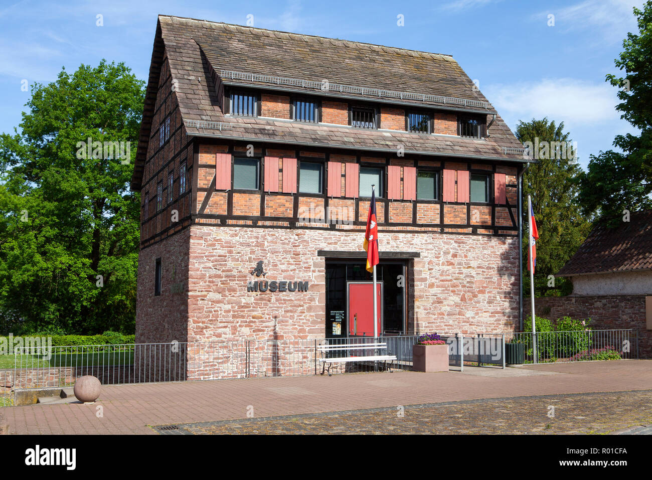 Baron Muenchhausen museum, Bodenwerder, Weserbergland, Basse-Saxe, Allemagne, Europe Banque D'Images
