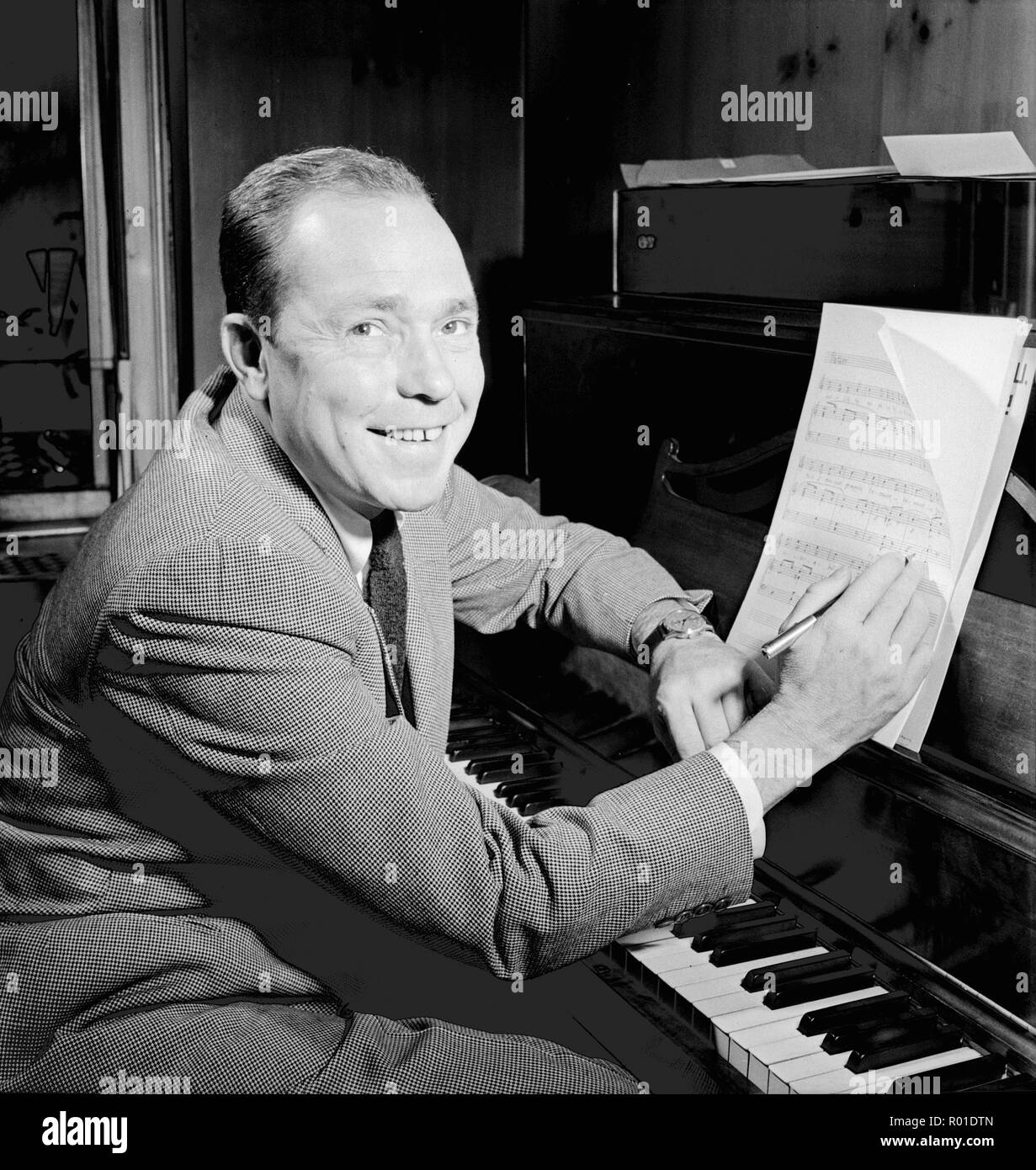 Johnny Mercer, John Herndon Mercer (1909 - 1976), auteur-compositeur, parolier américain et chanteur Banque D'Images