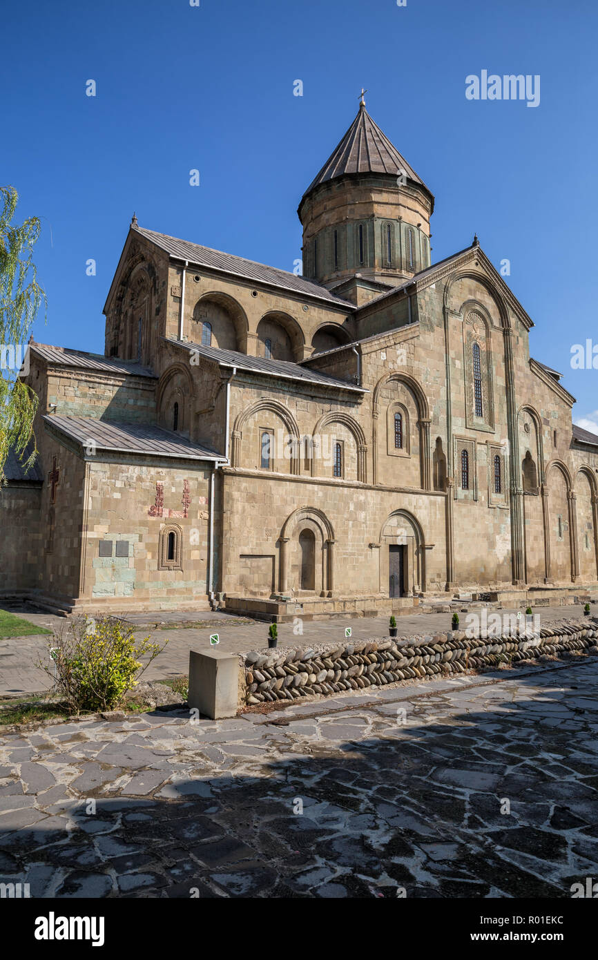 La cathédrale de Svetitskhoveli à Mtskheta (Géorgie) Banque D'Images