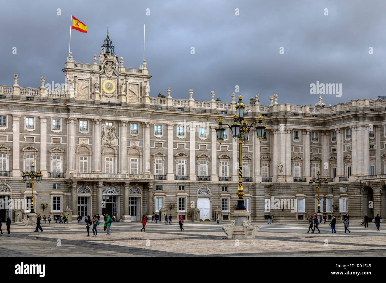 Palais Royal de Madrid, Espagne, Europe Banque D'Images