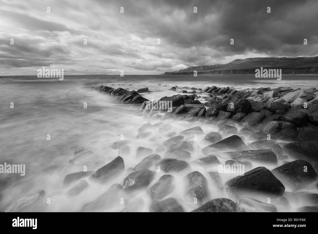 La baie de Kimmeridge, à l'île de Purbeck, Jurassic Coast, Dorset, Angleterre Banque D'Images