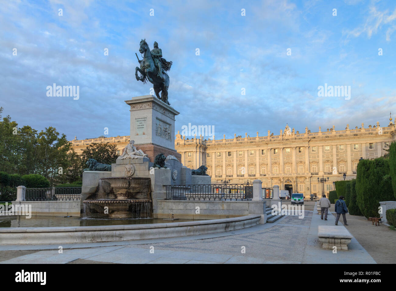 Palais Royal de Madrid, Espagne, Europe Banque D'Images
