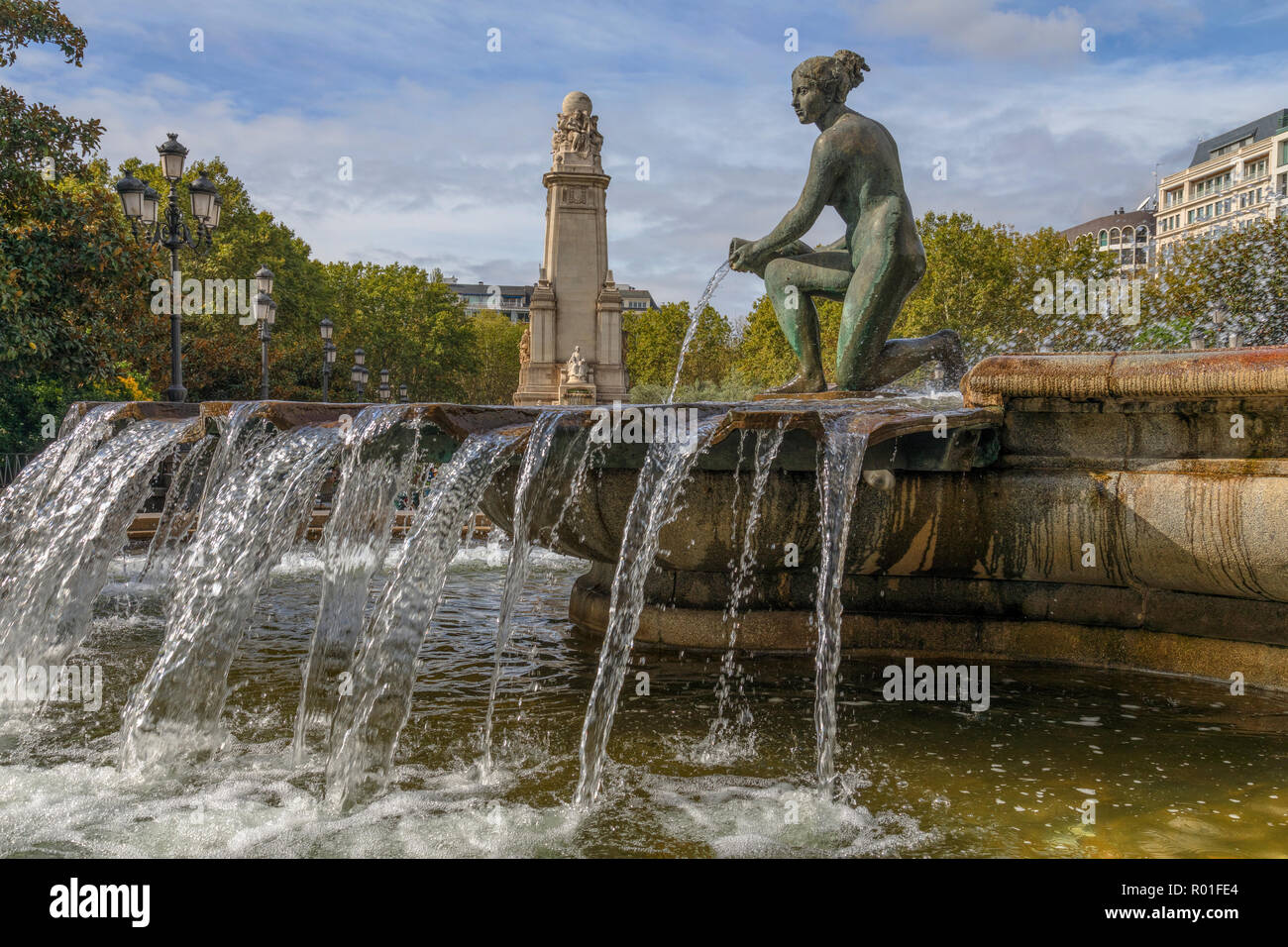 Madrid, Plaza de Espana, Espagne, Europe Banque D'Images