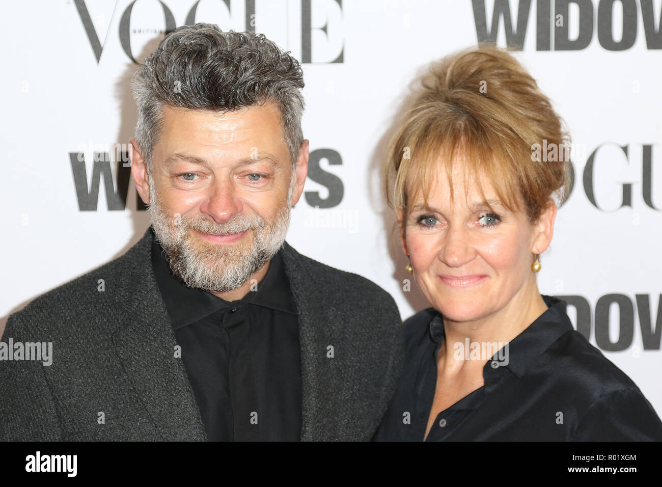 Londres, Royaume-Uni. 31 octobre, 2018. Andy Serkis, Lorraine Ashbourne, les veuves - Projection spéciale en association avec Vogue, Tate Modern, Bankside, Londres, Royaume-Uni. 31 octobre, 2018. Photo par Richard Goldschmidt : Riche de crédit Gold/Alamy Live News Banque D'Images