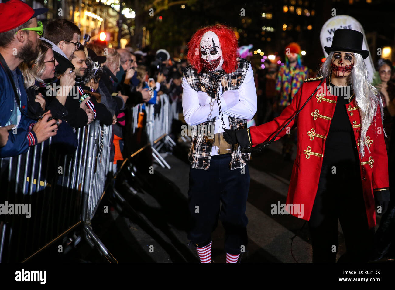 New York, New York, USA. 31 octobre, 2018. Revelers participer au 2018 New York City Parade Halloween le 31 octobre 2018 dans la ville de New York. (PHOTO : WILLIAM VOLCOV/BRÉSIL PHOTO PRESSE) Banque D'Images