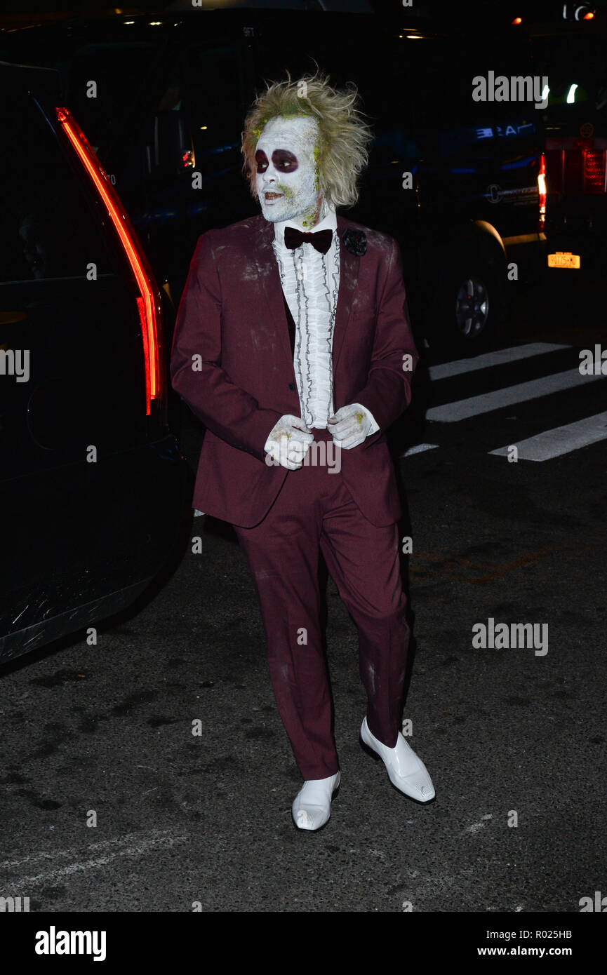 New York, USA. 31 octobre 2018. The Weeknd assiste à la 19e Conférence annuelle d'Heidi Klum Halloween party chez Lavo le 31 octobre 2018 dans la ville de New York. Crédit : Erik Pendzich/Alamy Live News Banque D'Images