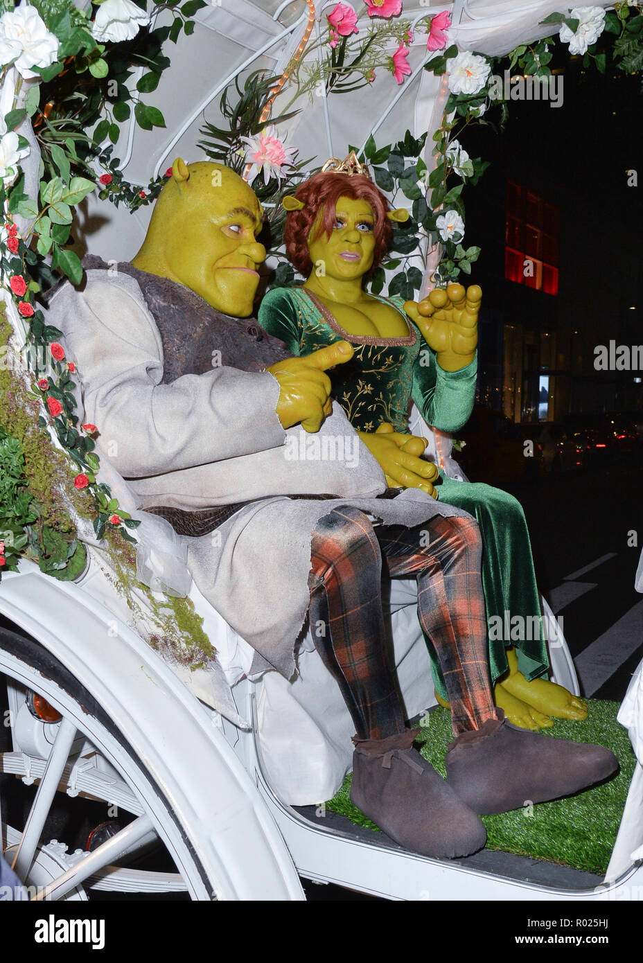 New York, USA. 31 octobre 2018. Heidi Klum (L) et Tom Kaulitz assister à Heidi Klum's 19th Annual Halloween party chez Lavo le 31 octobre 2018 dans la ville de New York. Crédit : Erik Pendzich/Alamy Live News Banque D'Images