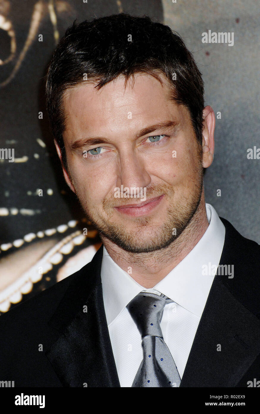 Gerard Butler en arrivant à la 300 première mondiale au Chinese Theatre de Los Angeles. ButlerGerard headshot072 Red Carpet Event, Vertical, USA, Cinéma, Célébrités, photographie, Bestof, Arts, Culture et divertissement, Célébrités Topix fashion / Vertical, Best of, événement dans la vie d'Hollywood, Californie - Tapis rouge et en backstage, USA, Cinéma, Célébrités, cinéma, télévision, Célébrités célébrités musique, photographie, Arts et culture, Bestof, divertissement, Topix headshot, vertical, une personne, à partir de l'an 2007, enquête tsuni@Gamma-USA.com Banque D'Images