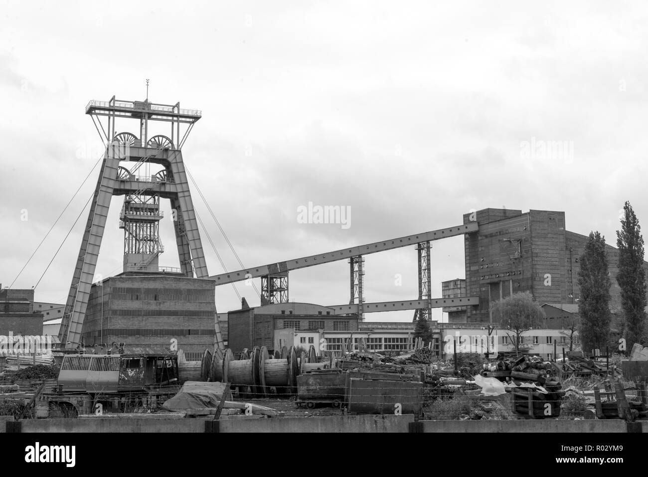 Mine de charbon en Silésie Banque D'Images