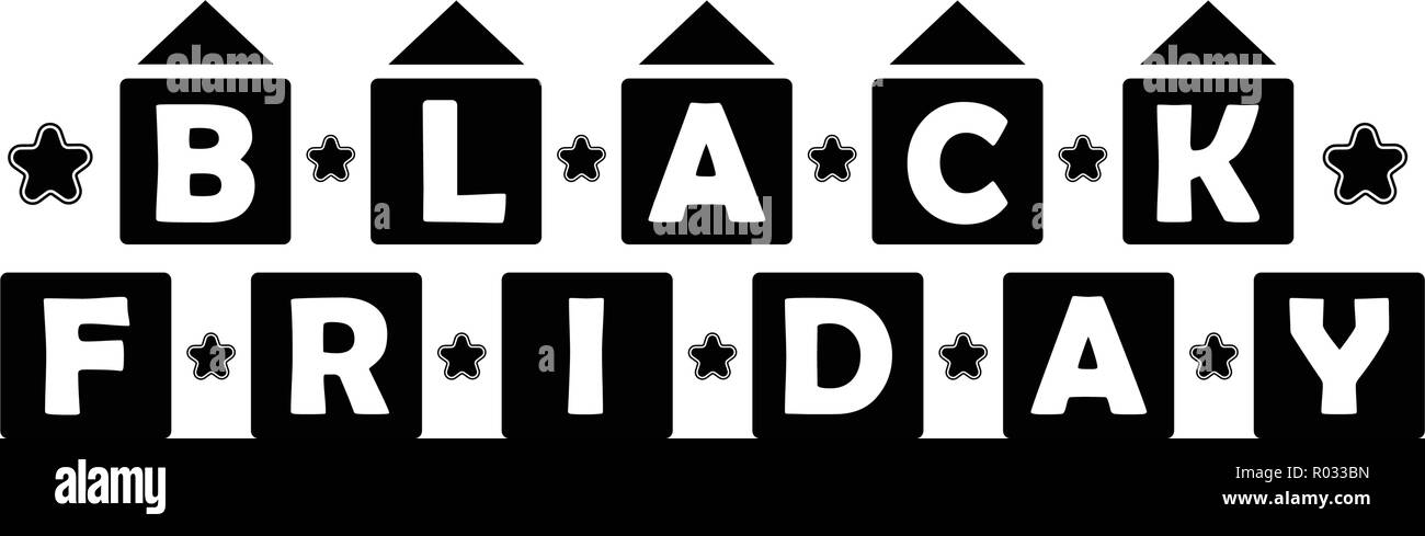 Le black friday banner Illustration de Vecteur