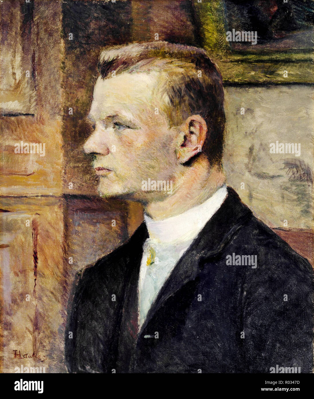 Henri de Toulouse-Lautrec, Frederick Wenz, vers 1886-1890, huile sur toile, Musée des beaux-Arts, Houston, Texas, USA Banque D'Images