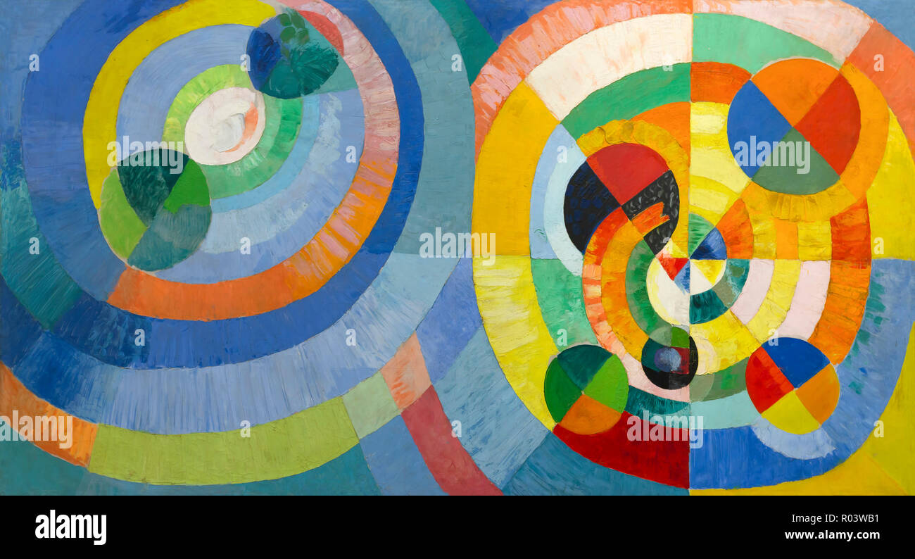 Formes circulaires, Robert Delaunay, 1930, Kunsthaus Zurich, Zurich, Switzerland, Europe Banque D'Images