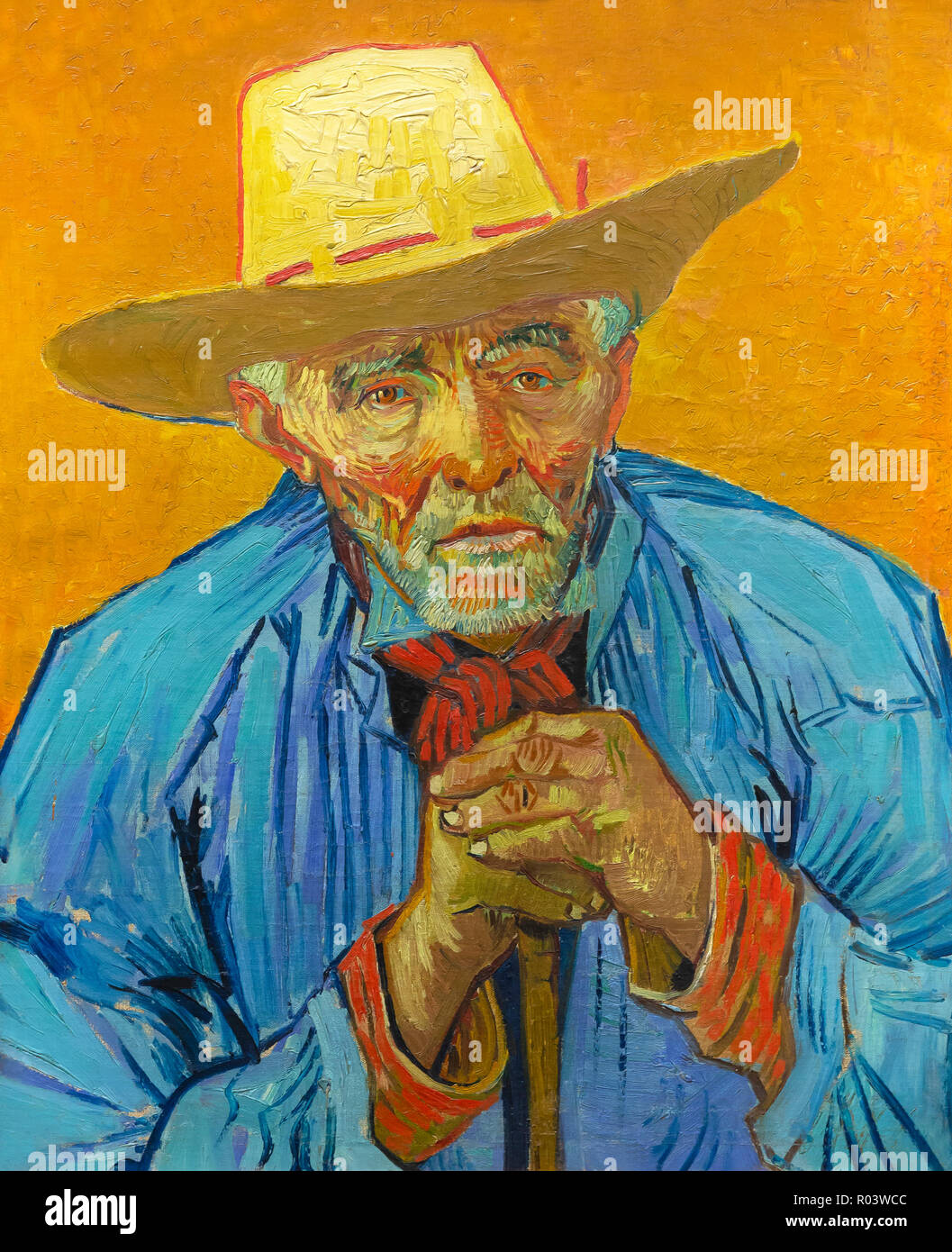 Portrait de Patience Escalier, Vincent van Gogh, 1888, Kunsthaus Zurich, Zurich, Switzerland, Europe Banque D'Images
