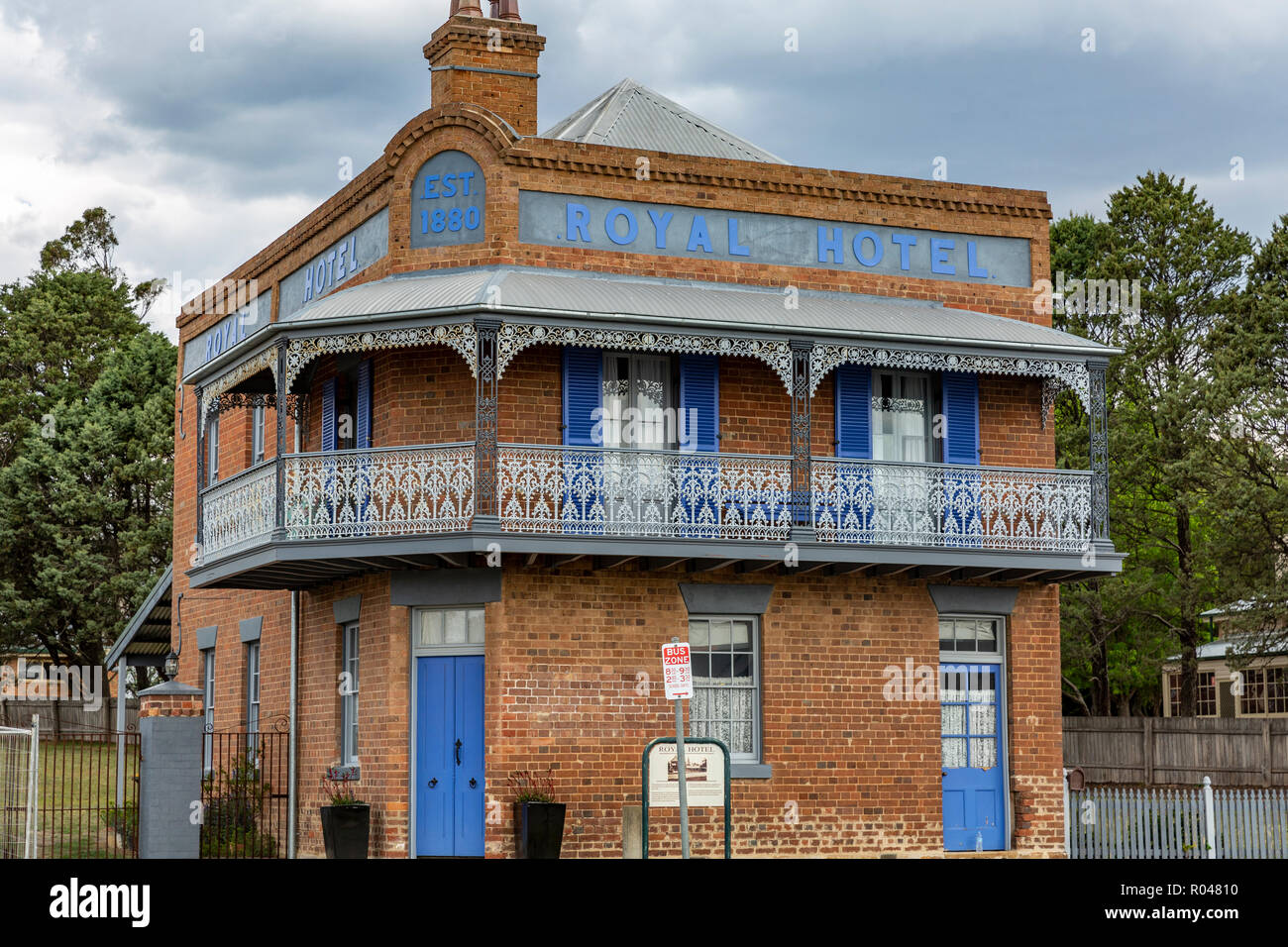 Hôtel Royal historique dans la ville de Marulan, construit par Marie Carrigan en 1872, Marulan régional,Nouvelle Galles du Sud, Australie Banque D'Images