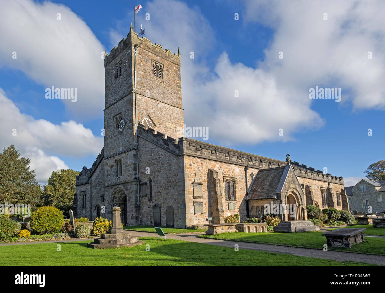 L'église St Mary, Kirkby Lonsdale Cumbria UK Banque D'Images