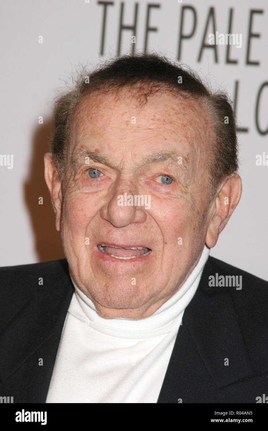 Jack Carter 12/11/08'Le Paley Center for Media récompenses Showtime Networks Inc. et Carl Reiner' @ Hyatt Regency Century Plaza, Century City Photo de Kuroda Ima/HNW / PictureLux (11 décembre 2008) Dossier de référence #  33689 236HNWPLX  Banque D'Images