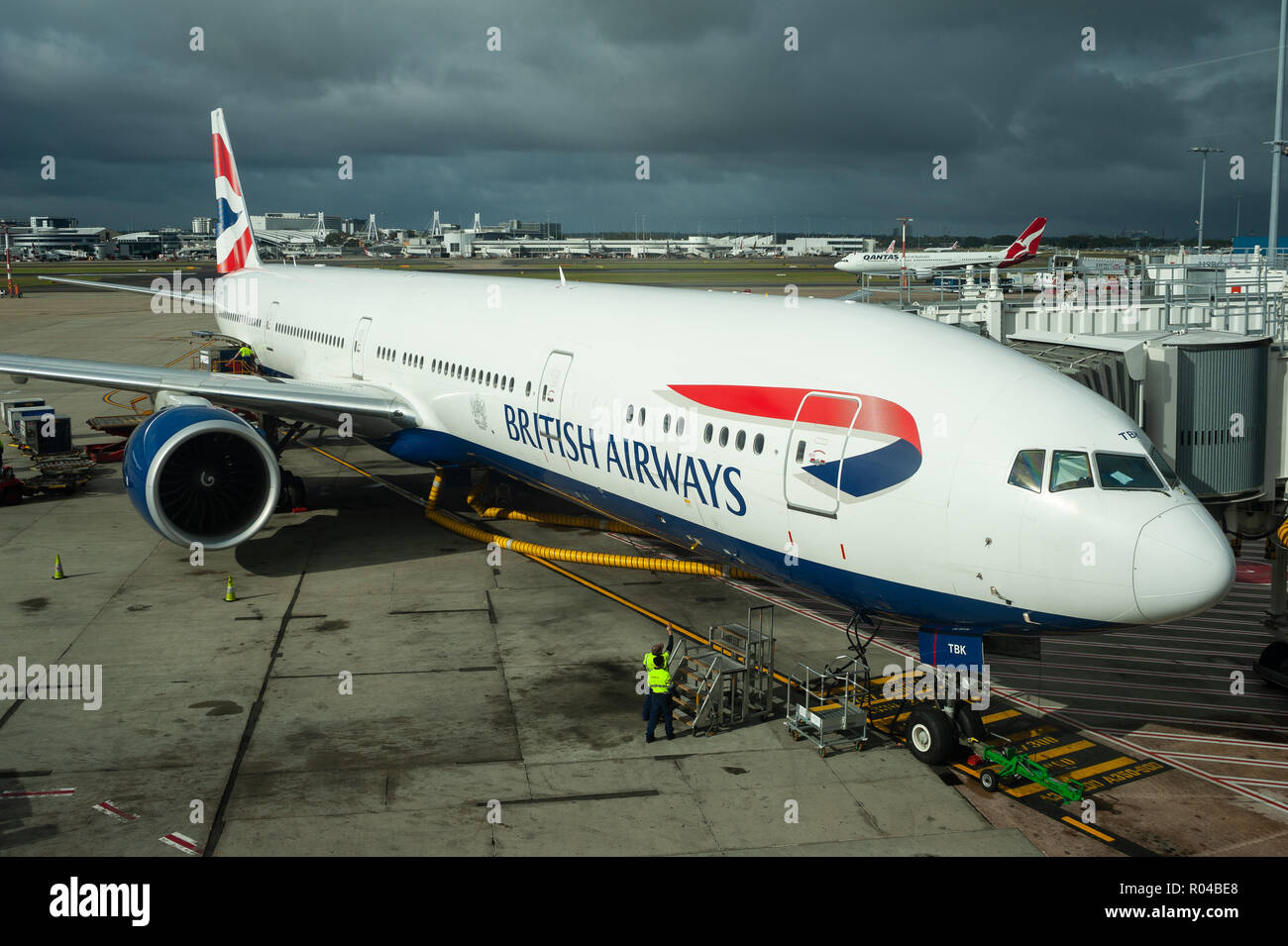 Sydney, Australie, British Airways à l'aéroport de Sydney Banque D'Images