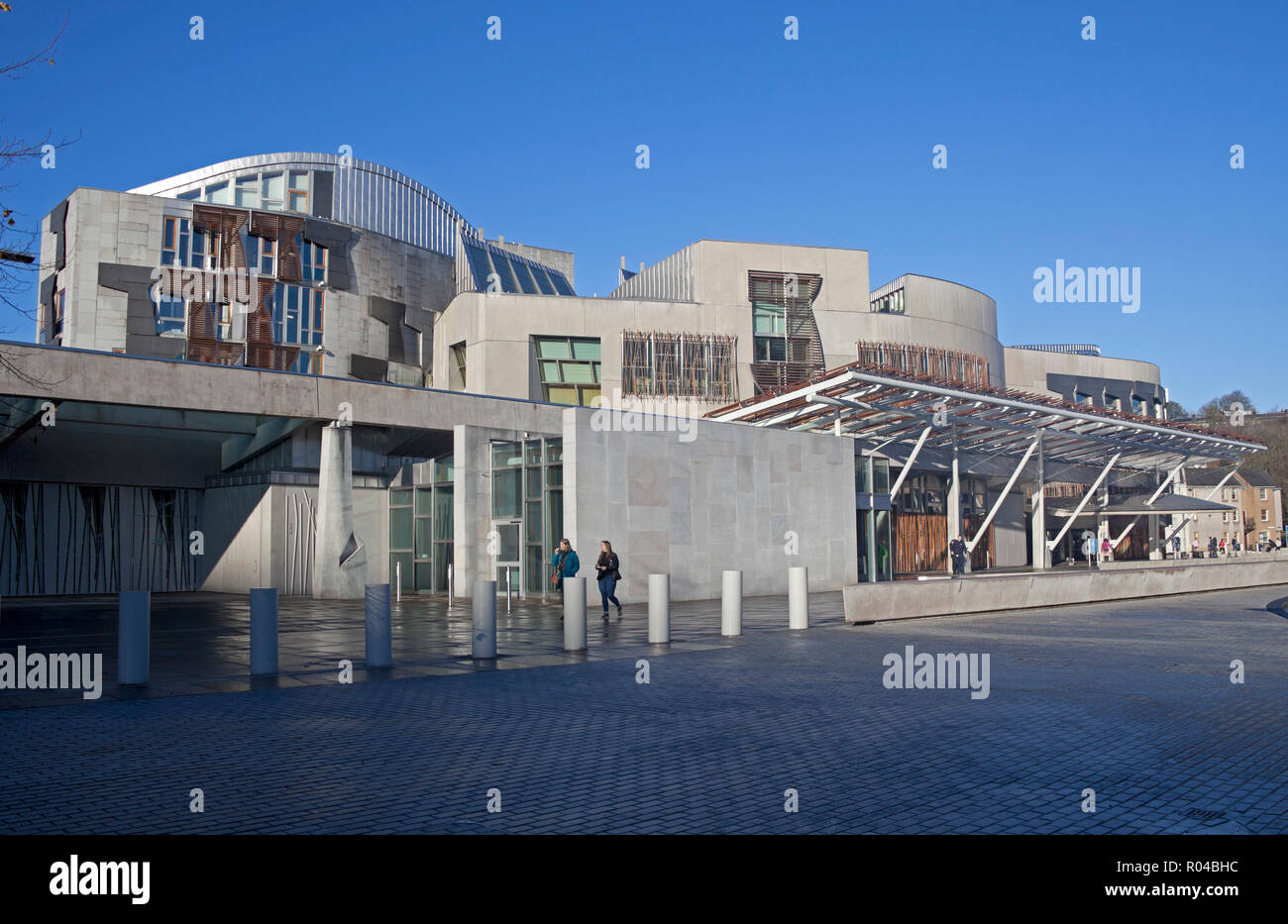 Bâtiment du Parlement écossais, Holyrood, Édimbourg, Écosse, Royaume-Uni Banque D'Images