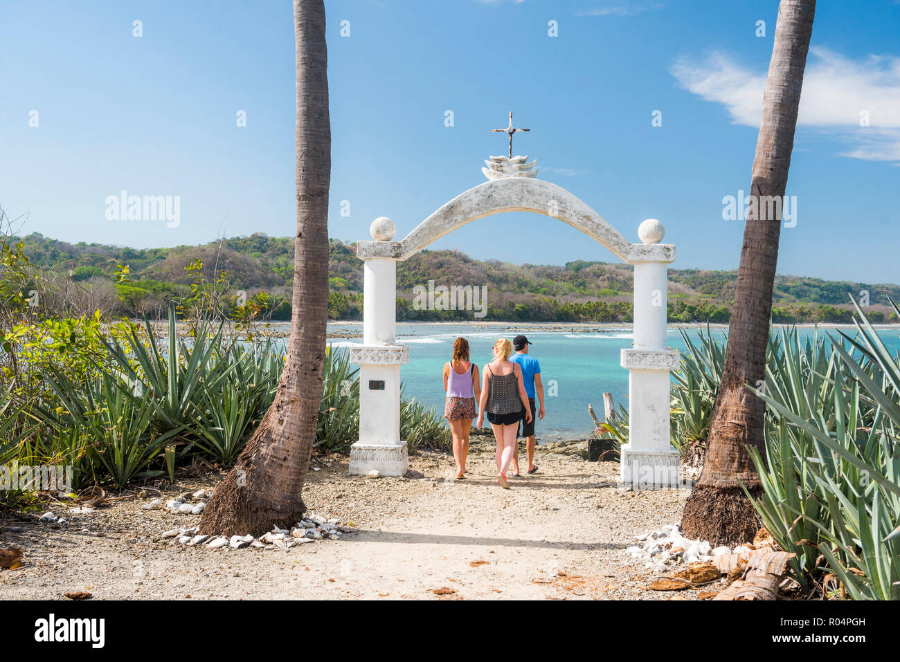 Cabuya, pointe de la Péninsule de Nicoya, Montezuma, Costa Rica, Amérique Centrale Banque D'Images