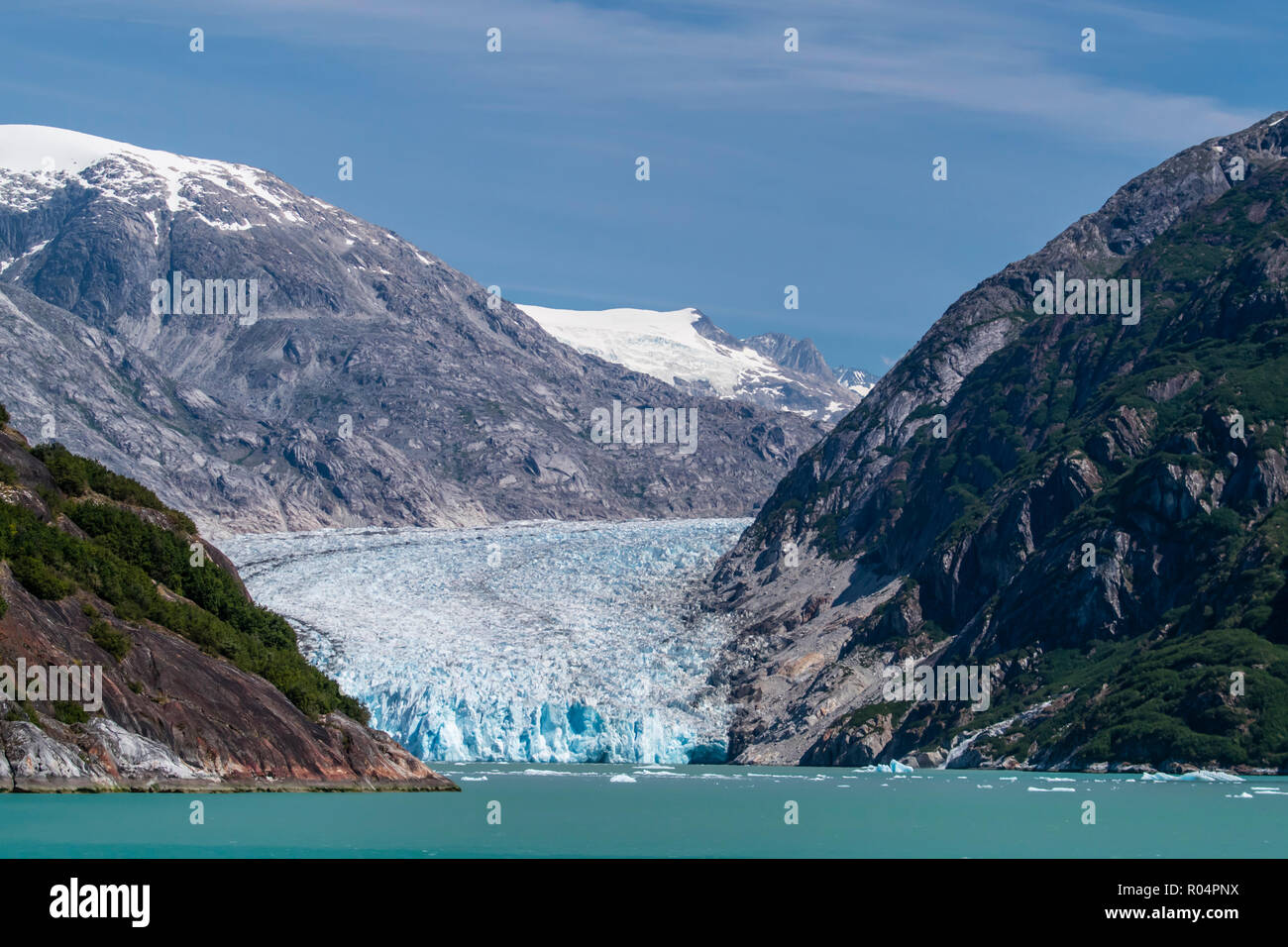 Dawes Glacier dans l'Endicott Arm dans le sud-est de l'Alaska, États-Unis d'Amérique, Amérique du Nord Banque D'Images