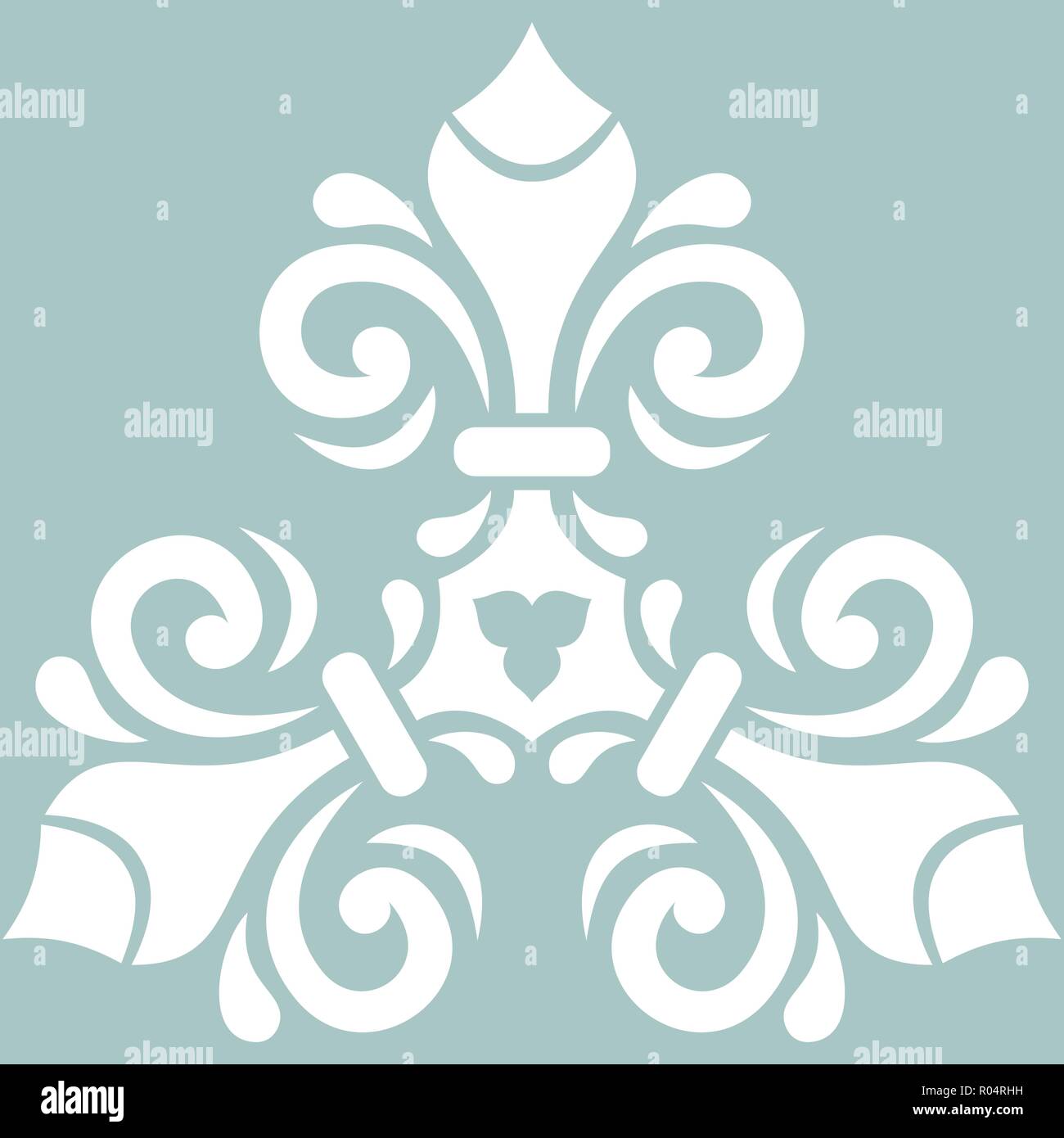 Résumé Motif Vecteur Oriental Illustration de Vecteur