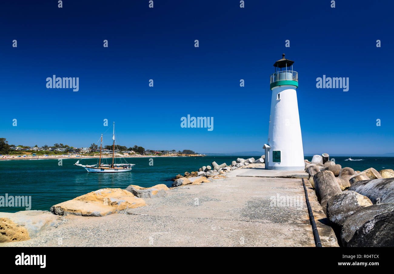 Phare Walton, Santa Cruz, Californie, États-Unis d'Amérique, Amérique du Nord Banque D'Images