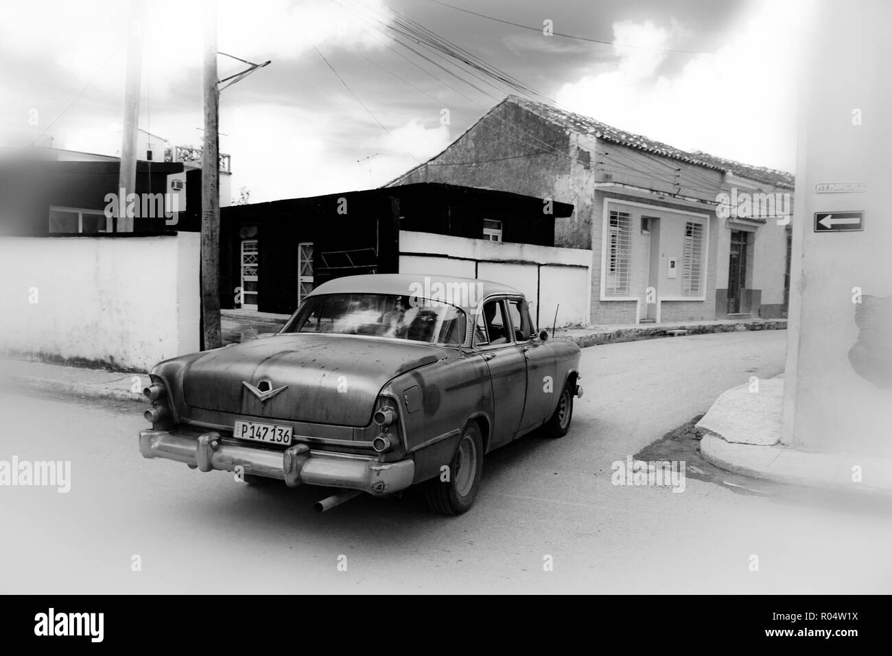 La vie de la rue dans la ville de Remedios, Cuba Villa Clara, Cuba. Il est reconnu comme la huitième ville la plus ancienne de Cuba. Banque D'Images