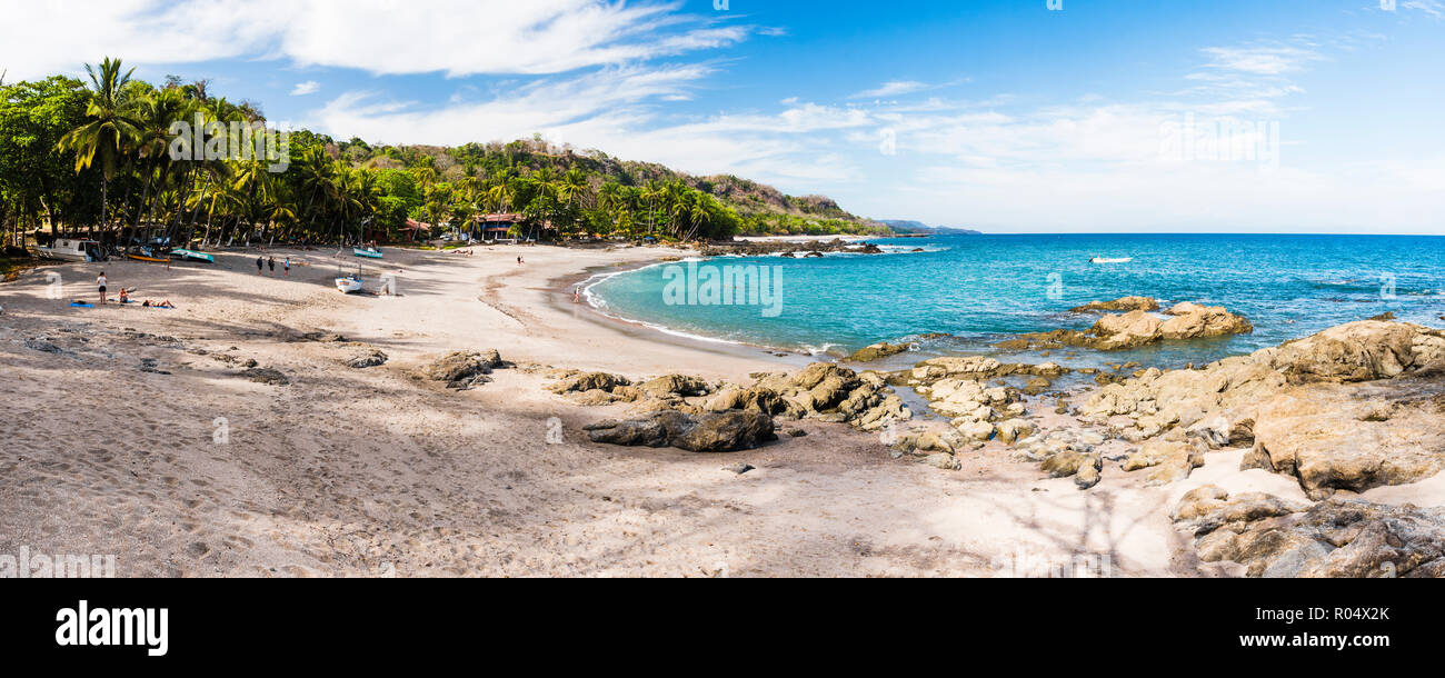 La plage de Montezuma, Péninsule de Nicoya, Puntarenas, Costa Rica, Amérique Centrale Banque D'Images