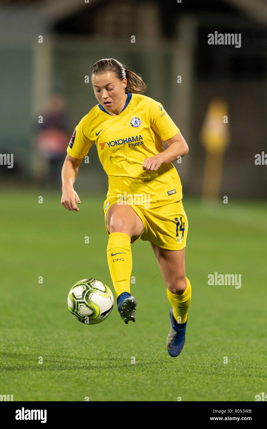 Fran Kirby (Chelsea FC) des femmes au cours de l'UEFA Champions League féminine 2018 2019 Série de 16 femmes entre Fiorentina 0-6 Chelsea Femmes au stade Artemio Franchi le 31 octobre 2018 à Florence, en Italie. Credit : Maurizio Borsari/AFLO/Alamy Live News Banque D'Images