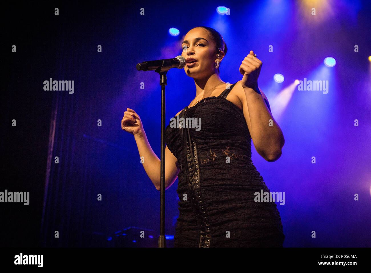 Danemark, copenhague - le 1 novembre 2018. La chanteuse et parolière Jorja Smith effectue un concert live à Vega à Copenhague. (Photo crédit : Gonzales Photo - Thomas Rasmussen). Gonzales : Crédit Photo/Alamy Live News Banque D'Images