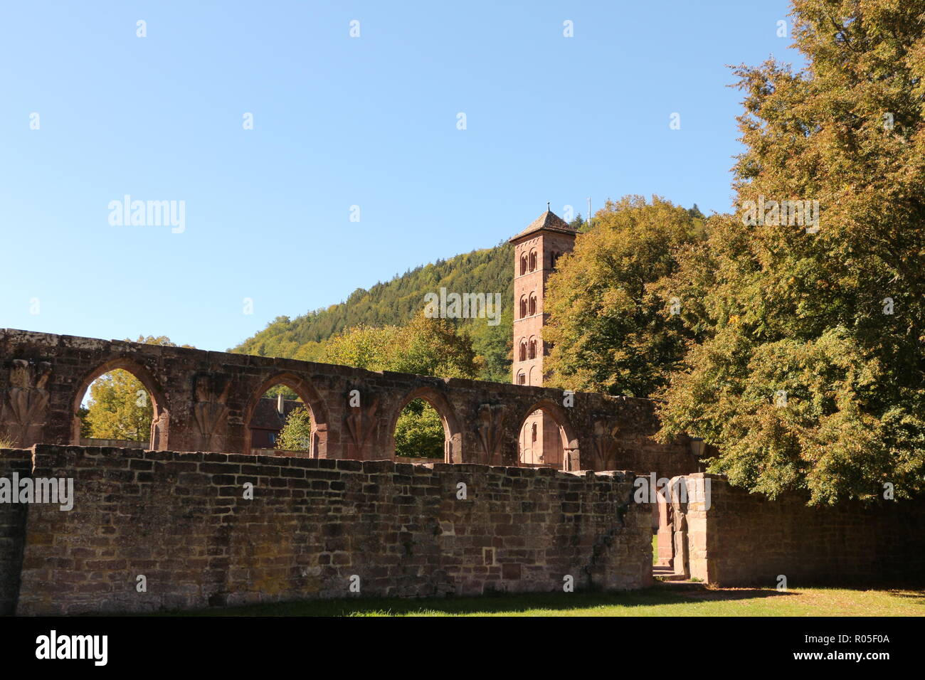 Guinée Das Kloster Hirsau à Hirsau, einem von Stadteil Calw im Schwarzwald Banque D'Images