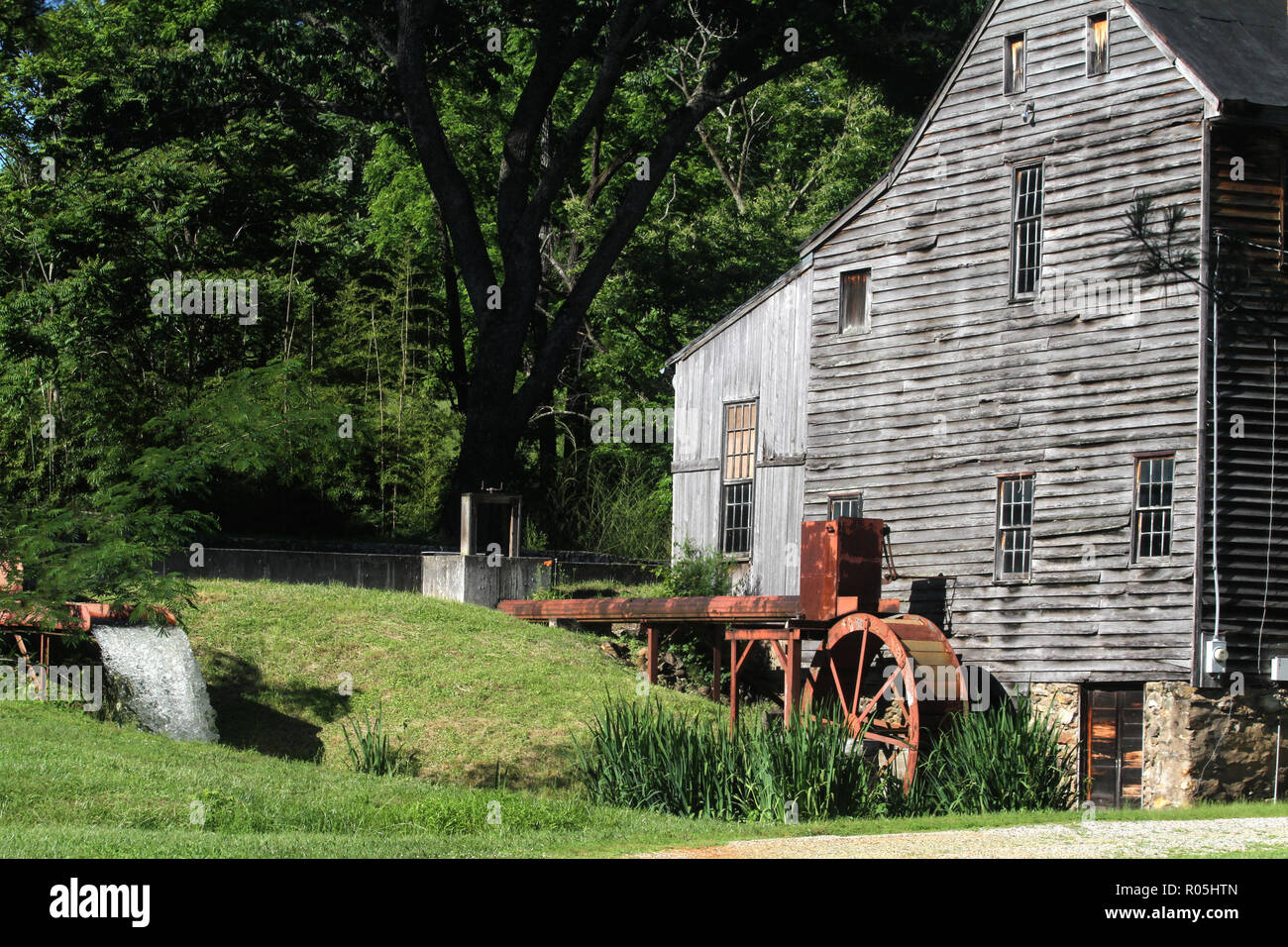 Le moulin historique de Woodson, en Virginie, aux États-Unis Banque D'Images