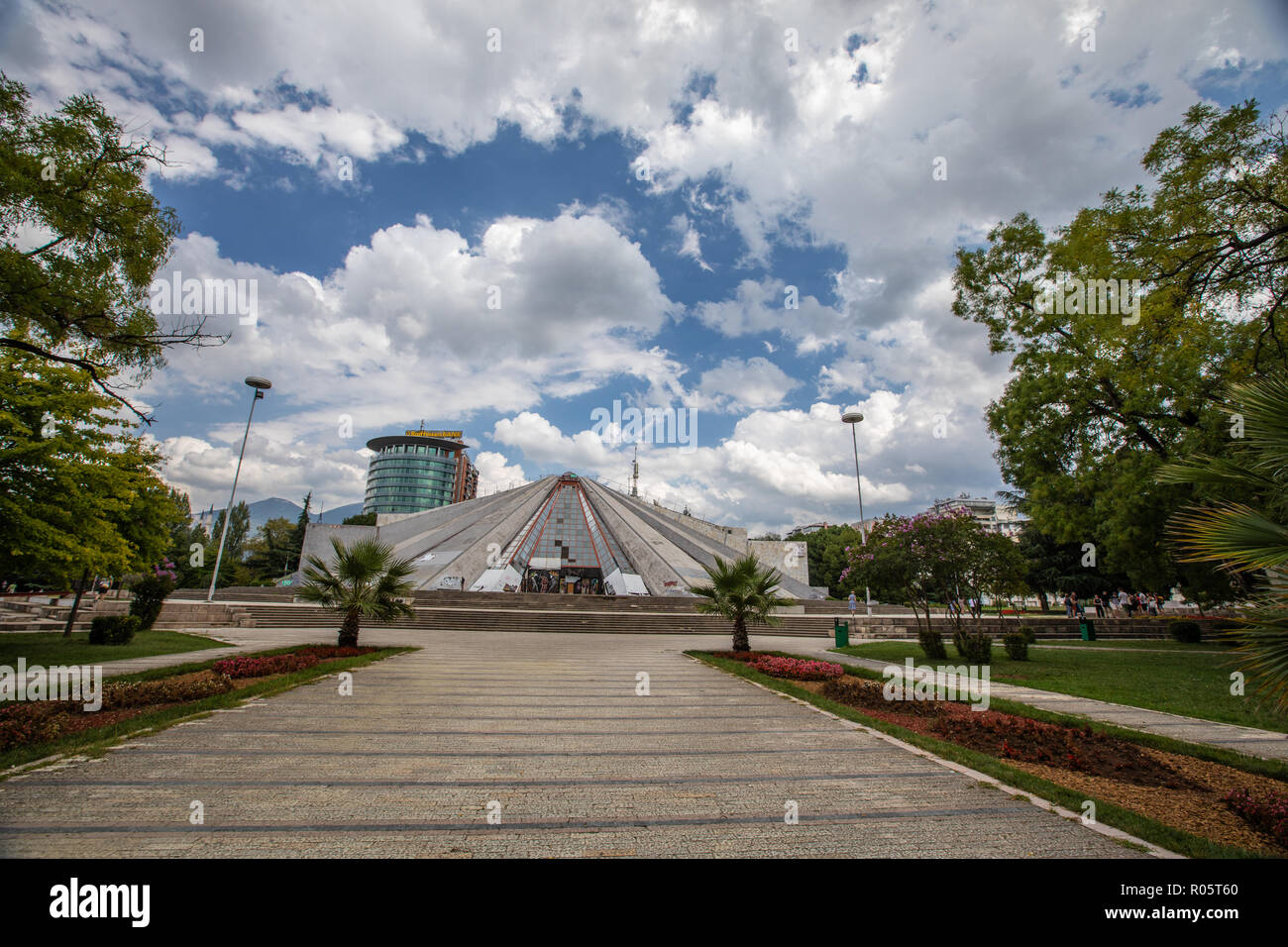 Mausolée à Tirana, Albanie. Banque D'Images