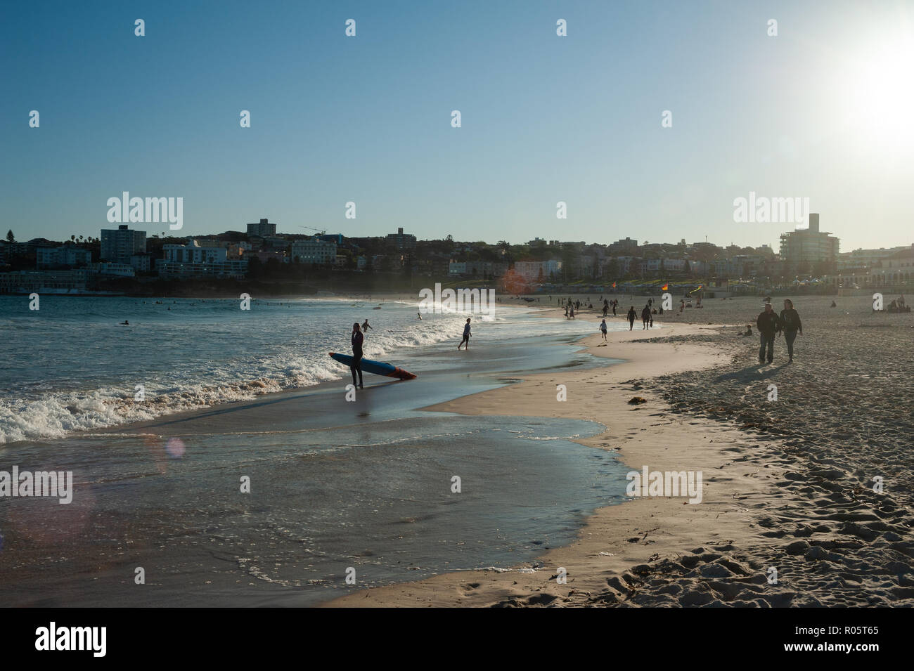 Sydney, Australie, vue de la plage de Bondi Banque D'Images