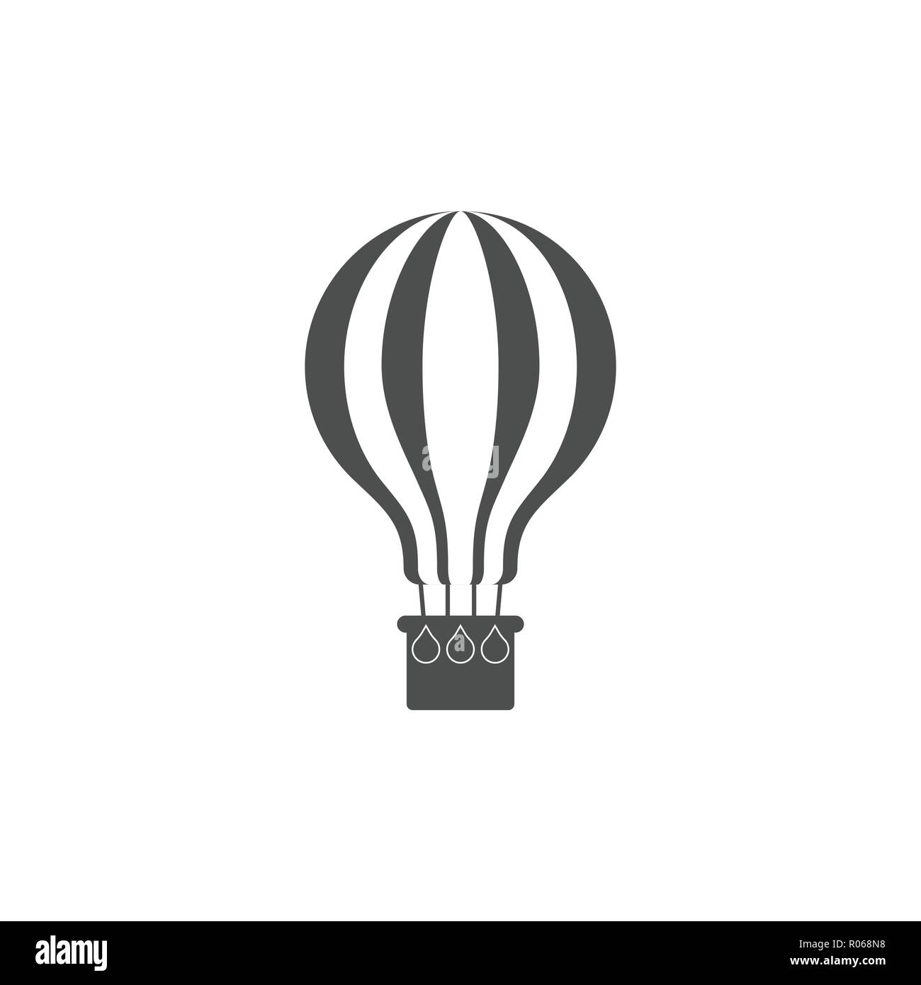 L'icône de ballon à air, télévision hot air balloon signe. Vector  illustration Image Vectorielle Stock - Alamy