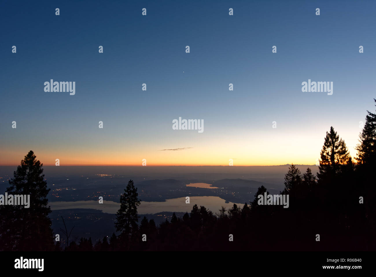 Vue panoramique de l'observatoire astronomique de G.V. Schiappareli Banque D'Images
