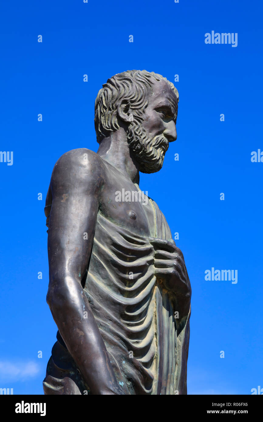 Statue de Zénon de Kition, fondateur de l'école de la philosophie