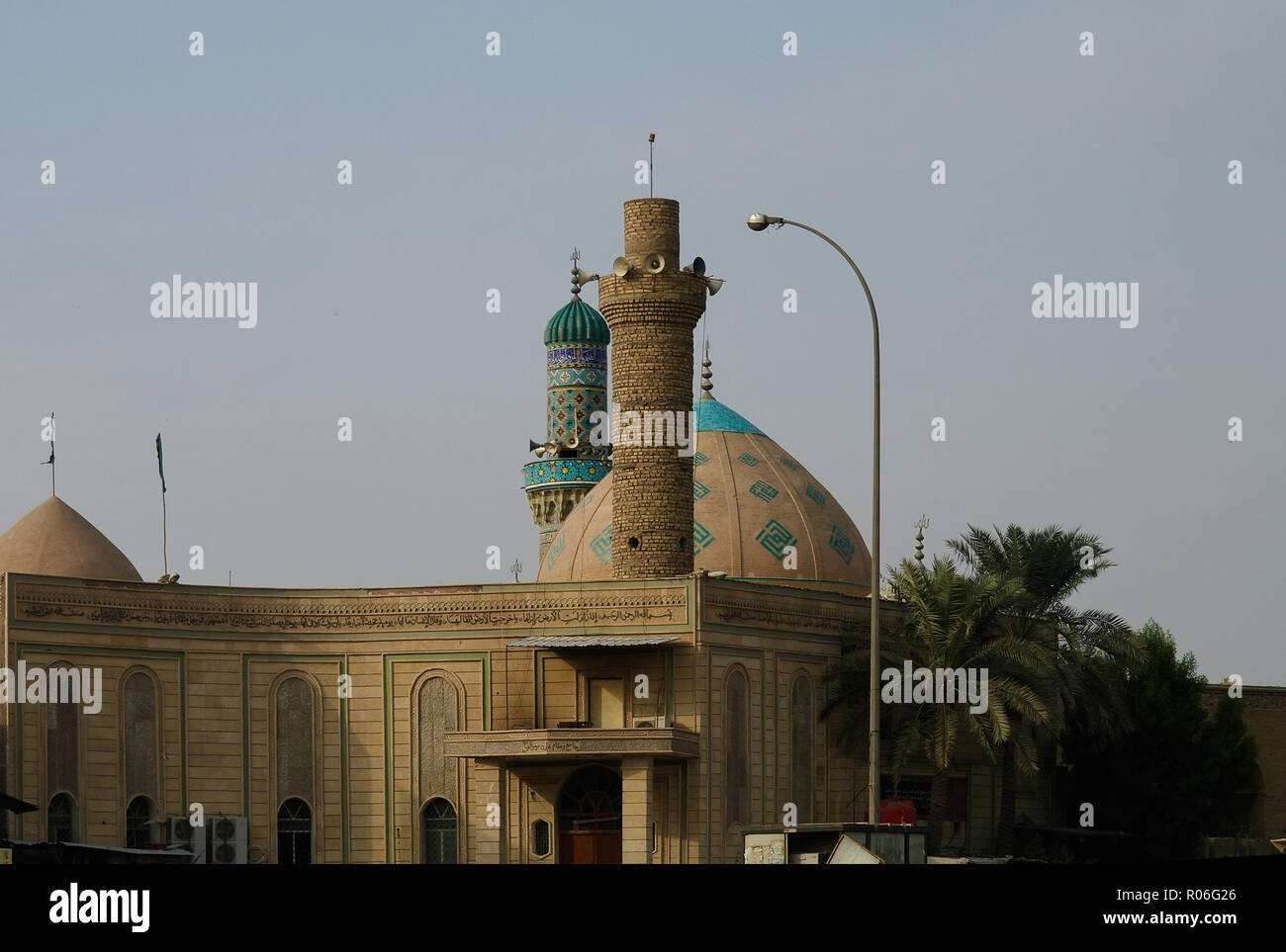 Mosquée et mausolée de l'Imam Reza - 04 novembre 2011 à Bassorah, Irak Banque D'Images