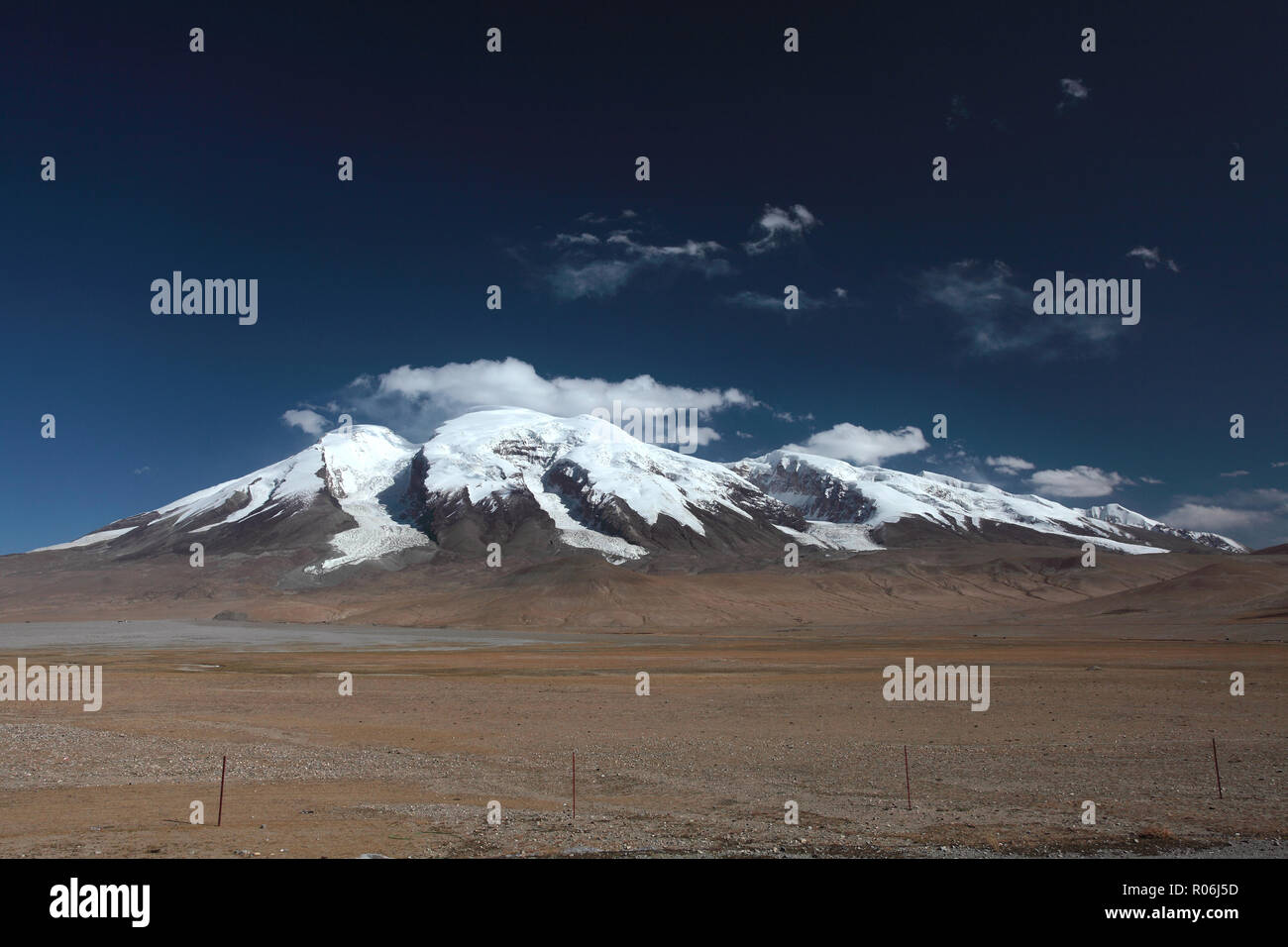 Xinjiang kashi, tao pamirs muztagh ata peak Banque D'Images