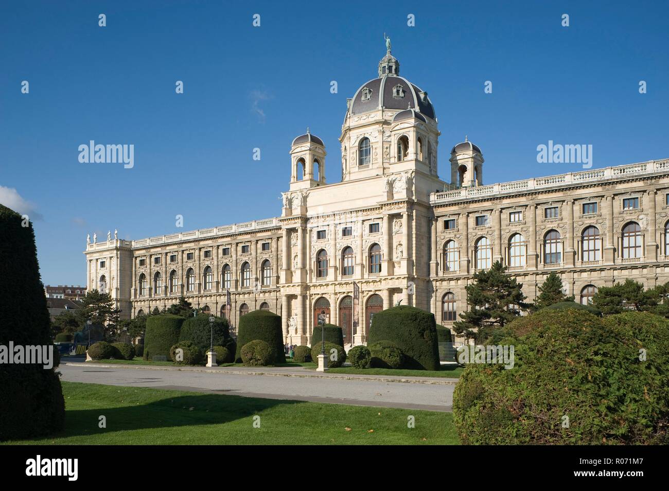 Wien, Naturhistorisches Museum, Gottfried Semper und Carl von Hasenauer 1881 - Vienne, le Musée d'Histoire Naturelle Banque D'Images