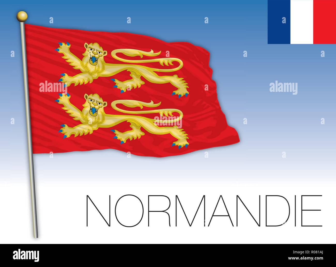 Drapeau Normandie Banque D images Vectorielles Alamy drapeau-normandie-banque-d-images-vectorielles-alamy