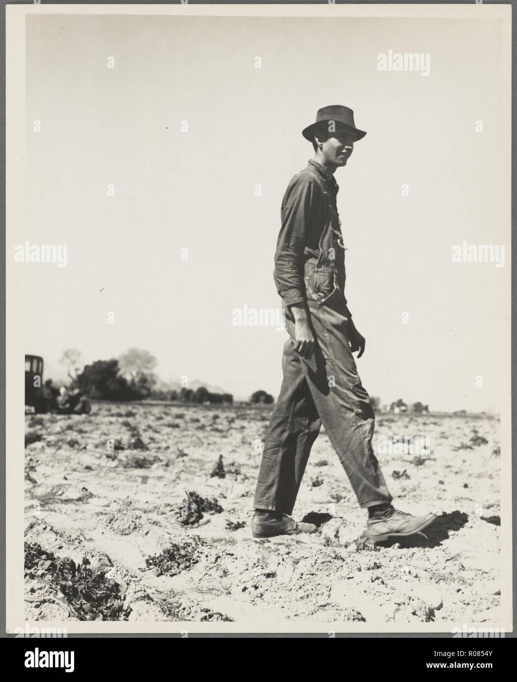 Phot de la grande dépression en Amérique dans les années 1930, Banque D'Images